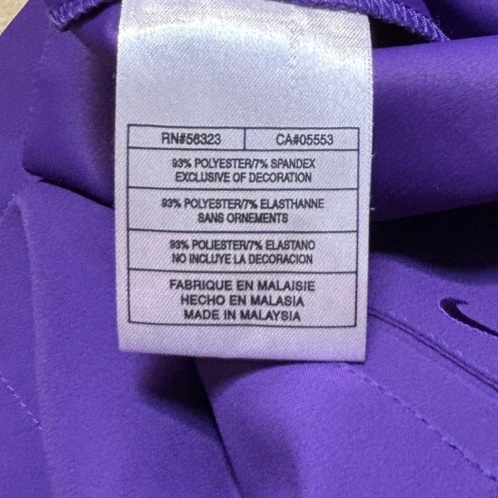Nike Womens Golf Skort Size 8 Purple Dri-FIT Athletic Skirt NWT